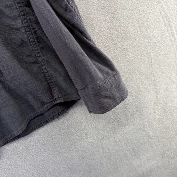 Marine Layer Shirt Men's XL Gray India Ink Stretch Selvage Long Sleeve Pocket - Picture 8 of 10